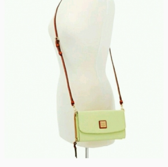 Dooney & Bourke Handbags - New Key Lime Saffiano Clutch Dooney Bourke Wallet